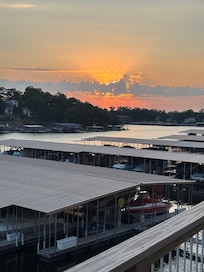 Sunset from the deck