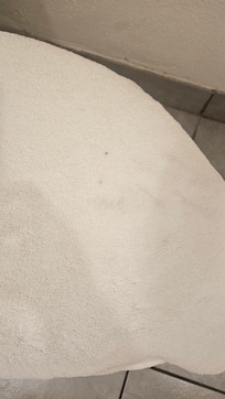 Dirty/stained body towel