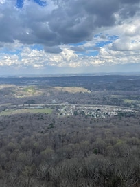 View from nearby rock city