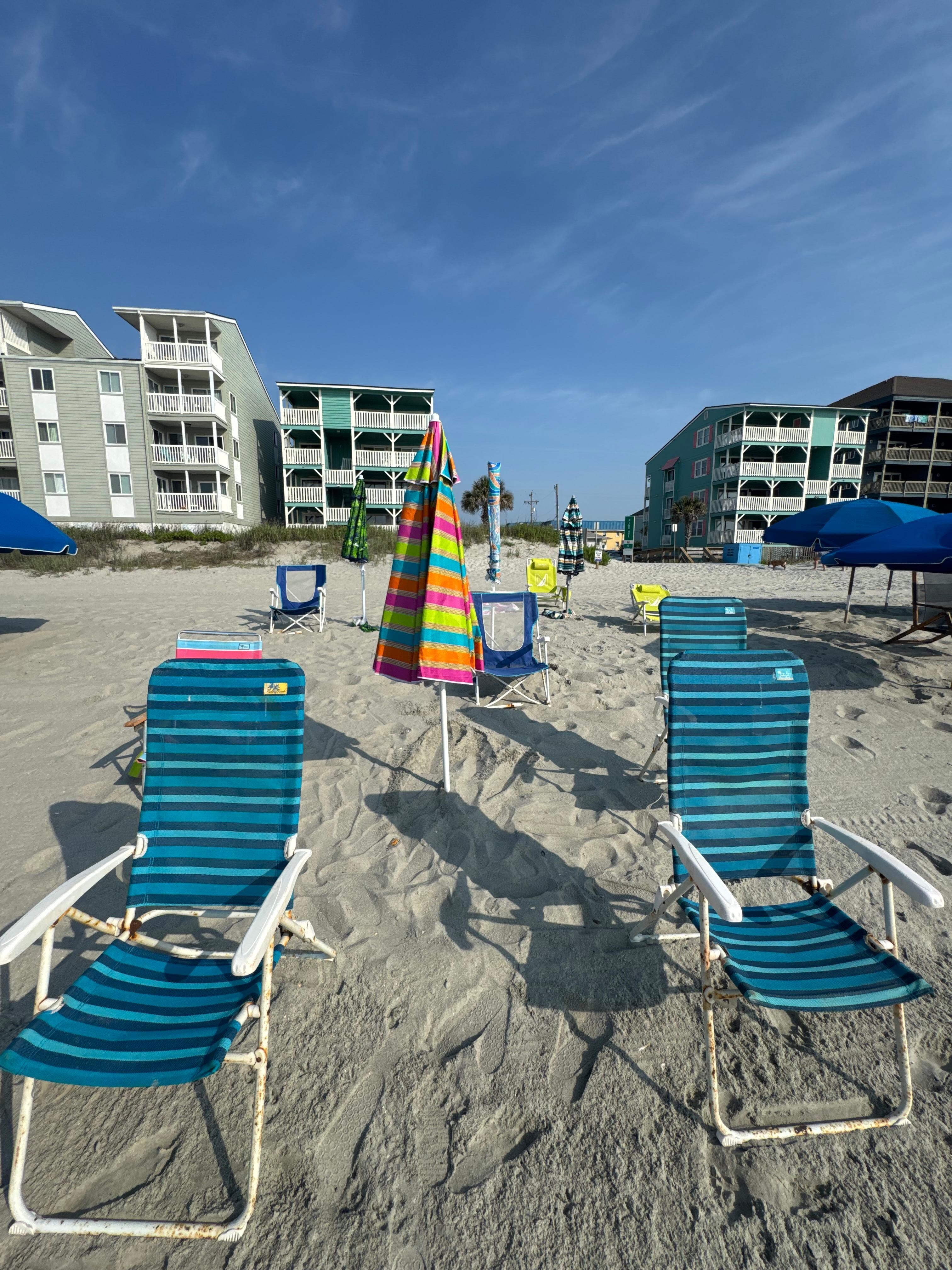 Chairs provided by the owners.