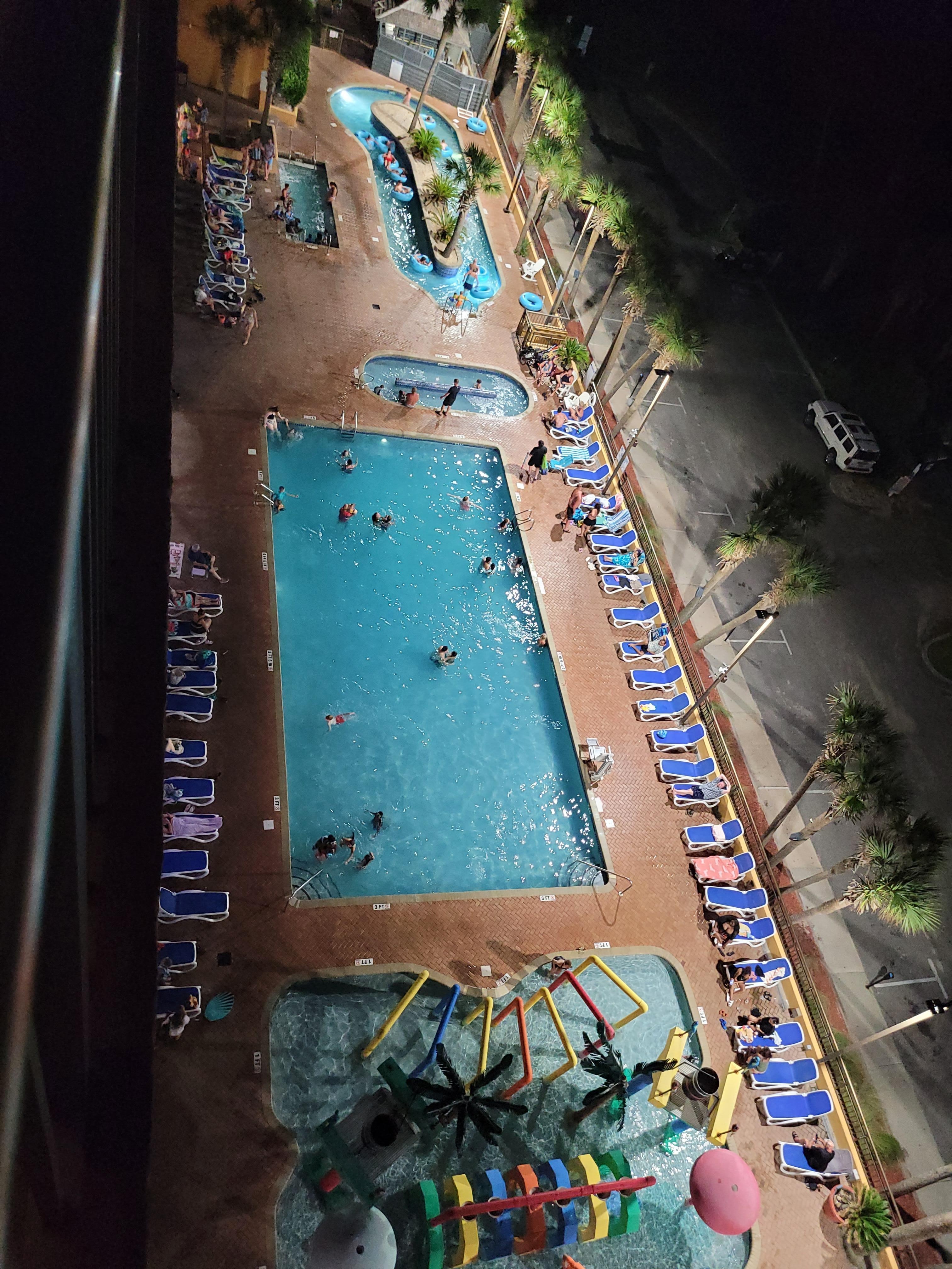 We weren't expecting the fabulous pool area!