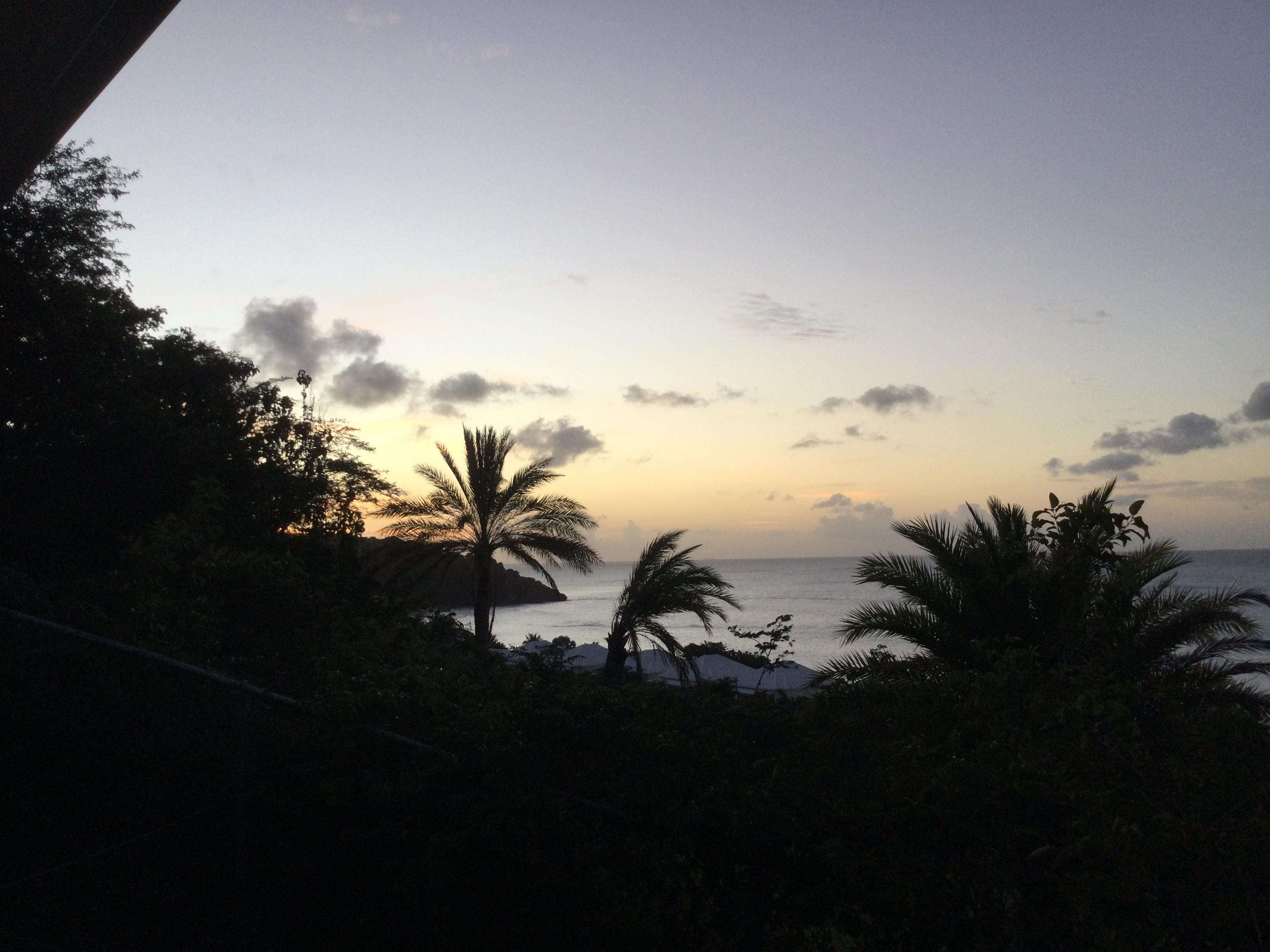 Balcony view looking north