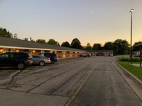 Motel in den Abendstunden