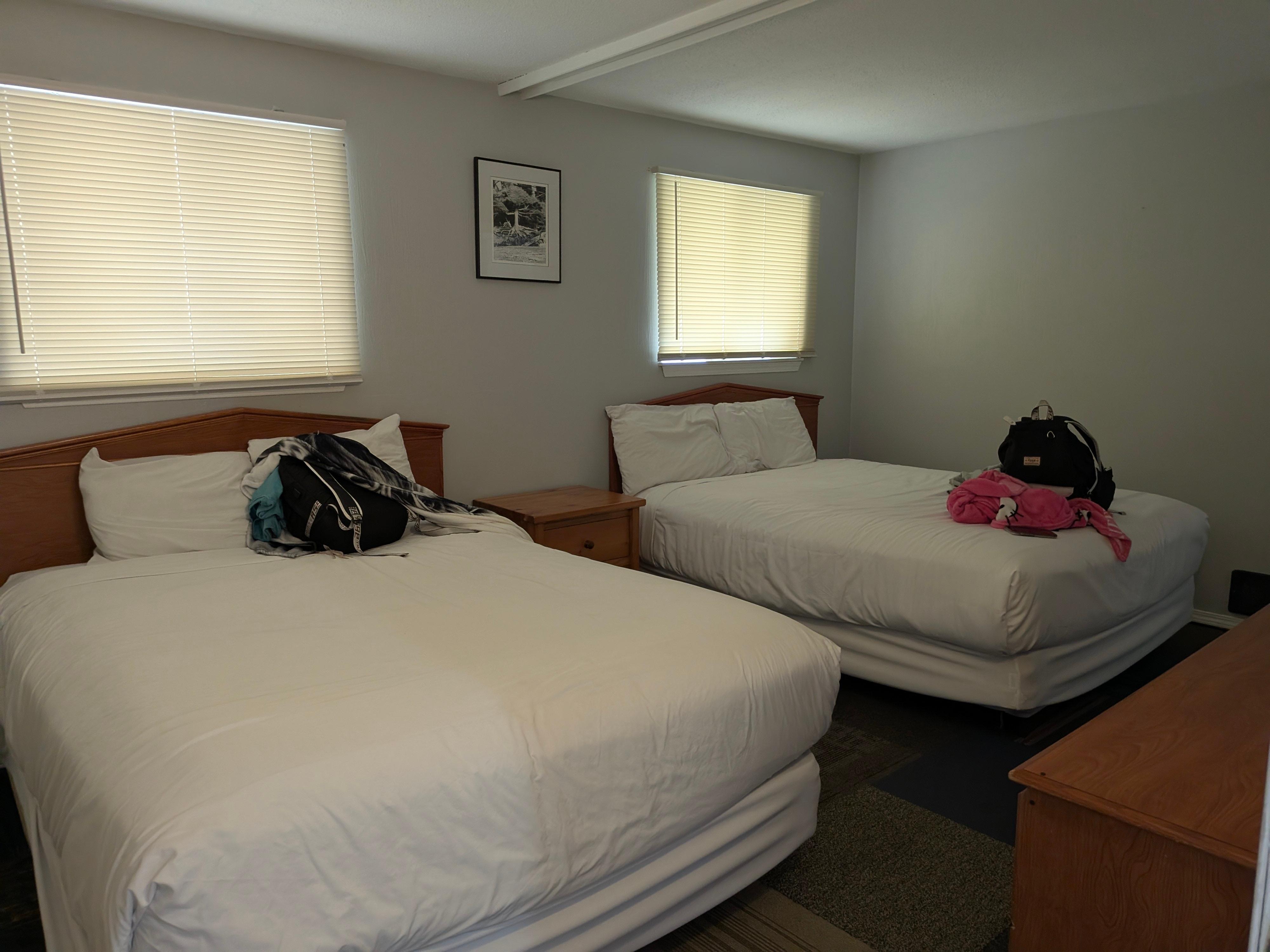 Two queen beds 