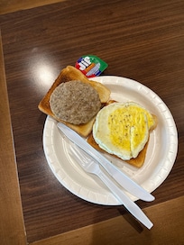 Made myself a delicious breakfast sandwich