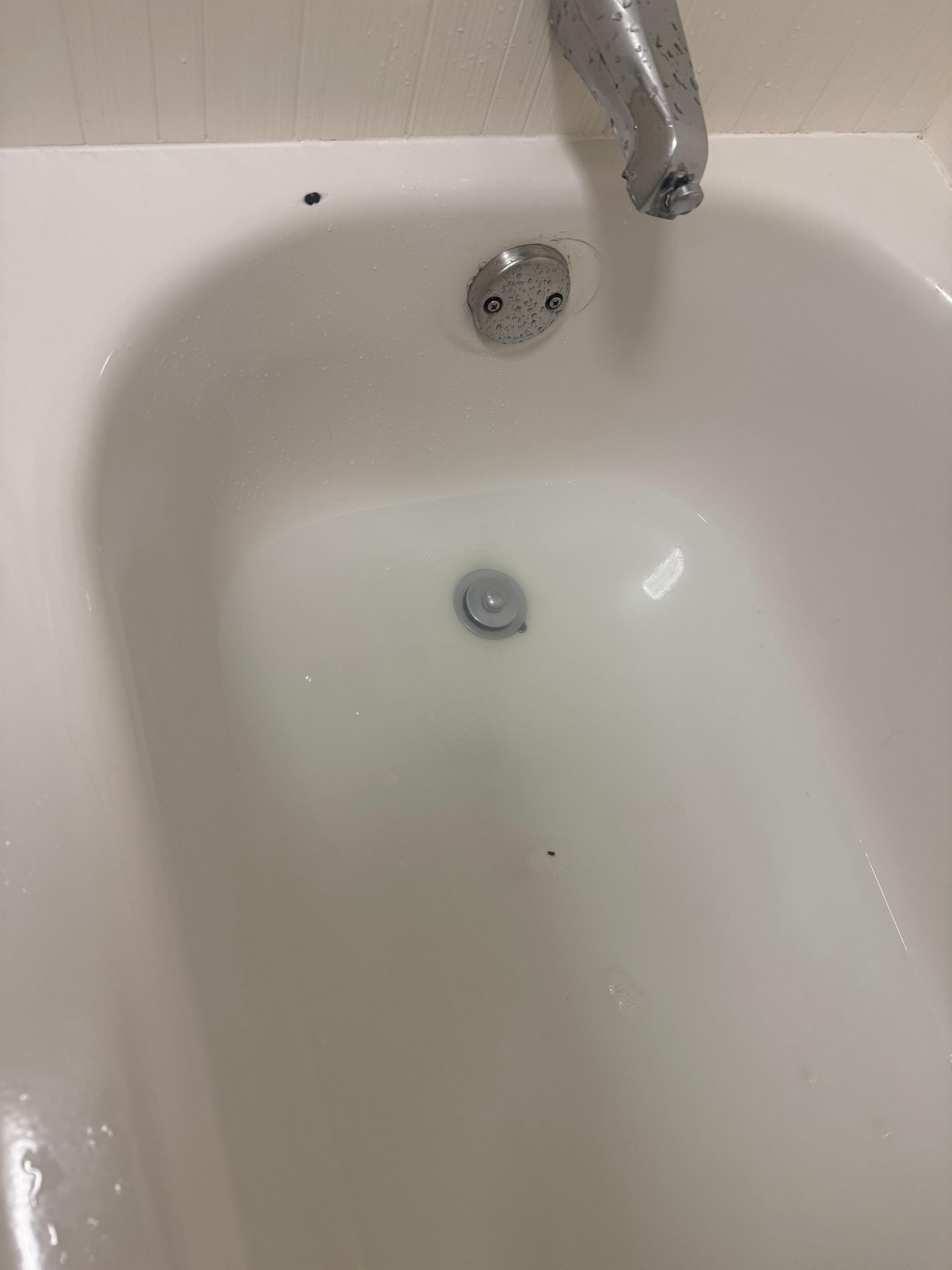 The tub would not drain 