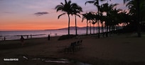 Sunset on the beach