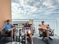 Beautiful balcony view.