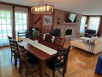 Living and dining room were great to watch TV and play games in.