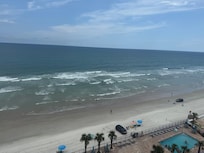 Tenth floor balcony view.