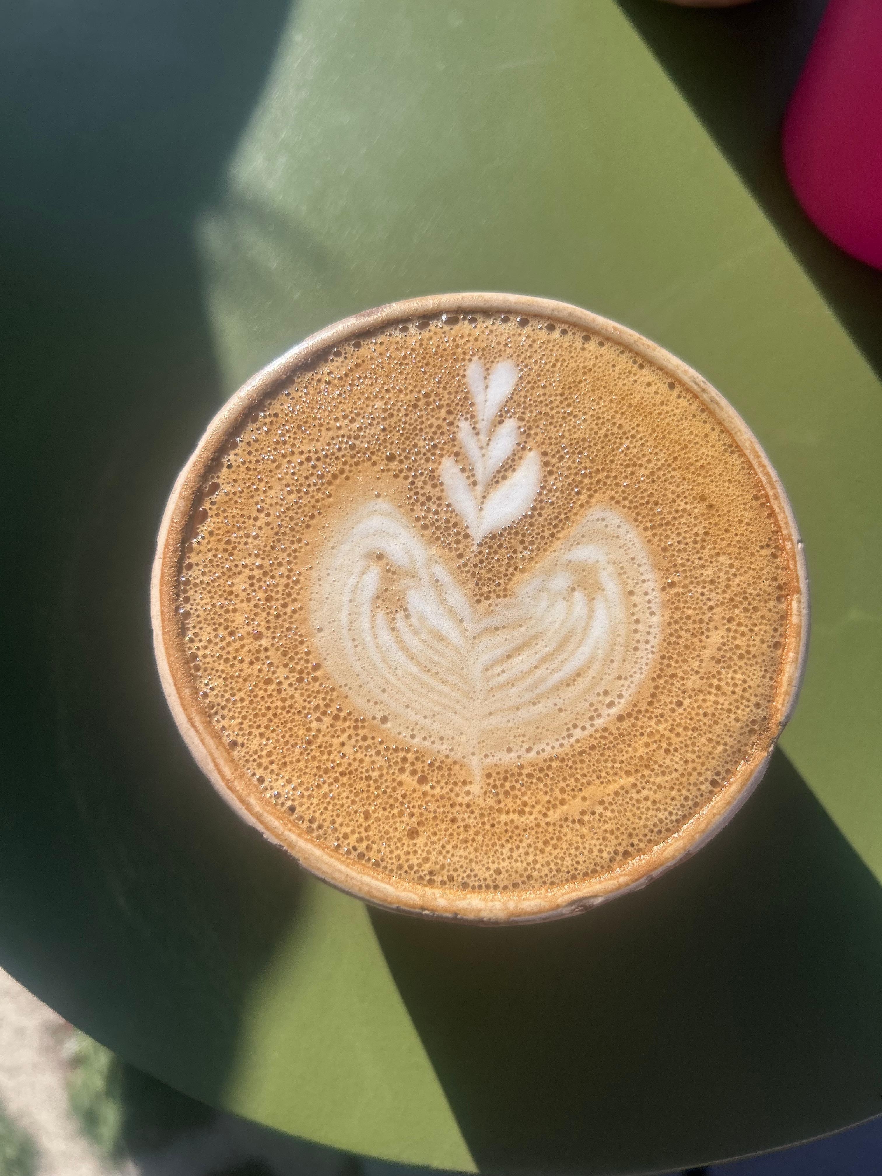 Great coffee within walking distance. (Neat coffee)