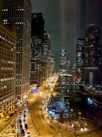 View from our hotel room window.