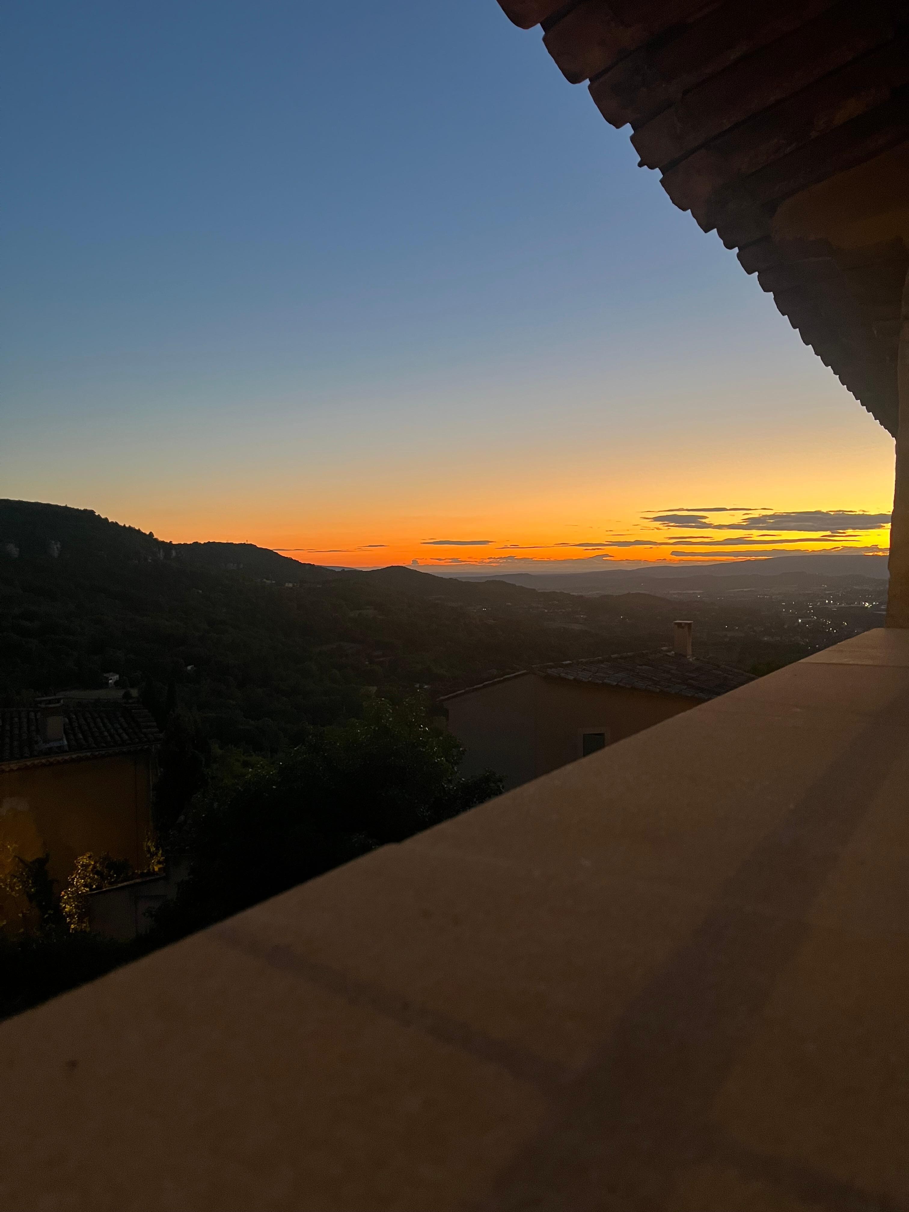 Vue de la terrasse 