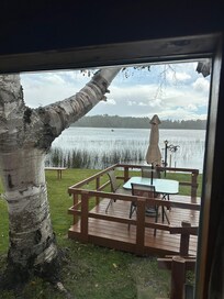 The view we had from our cabin.