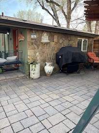 Outside patio was lovely !