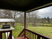 View from the back porch