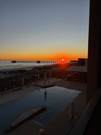 Sunset from balcony!