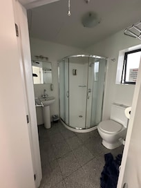 Shower room with window