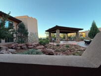 From the patio of our room.