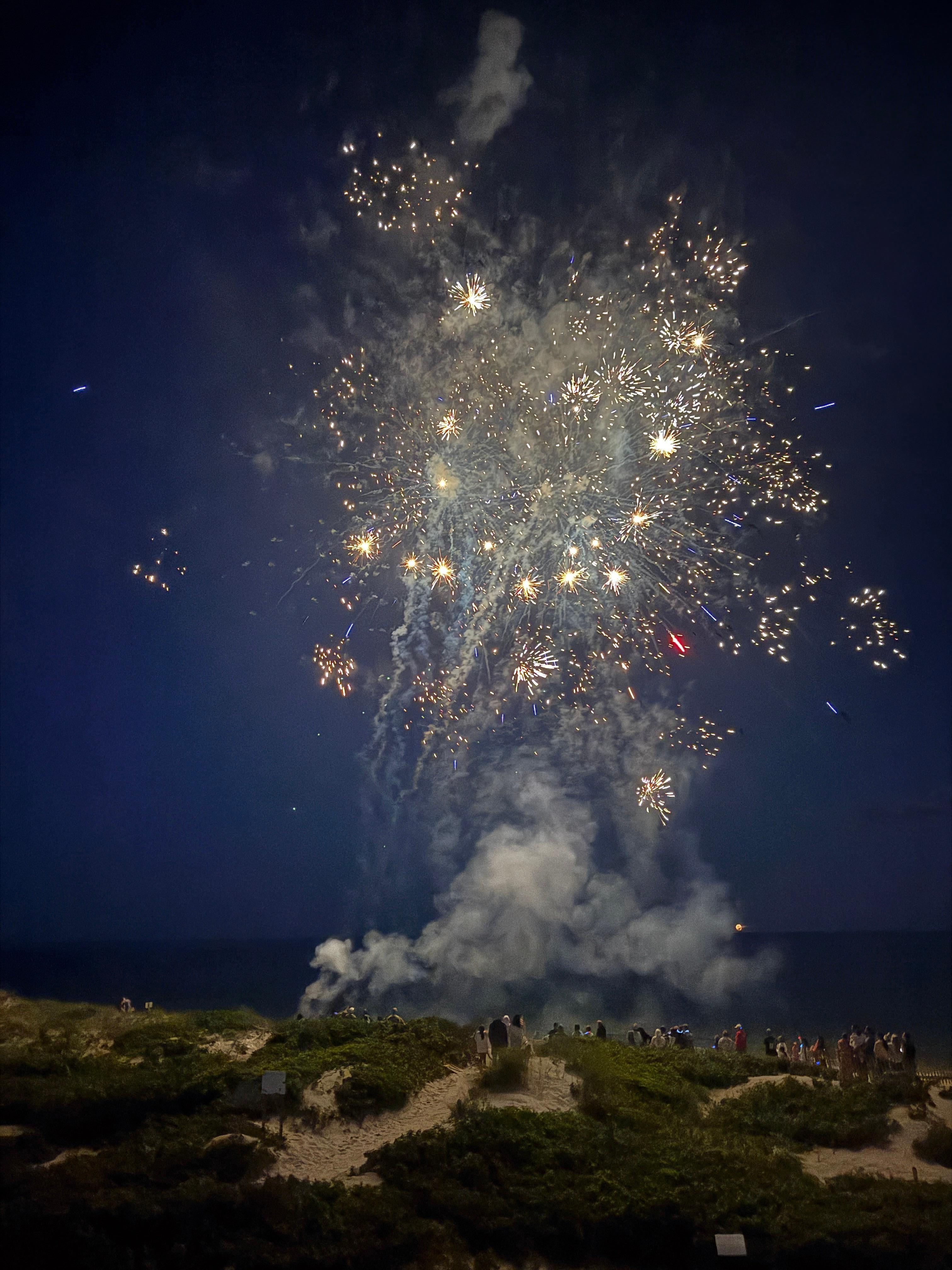 July 4th fireworks. Basically a private show!