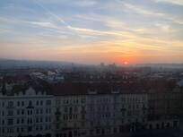 Zonsopgang vanuit kamer