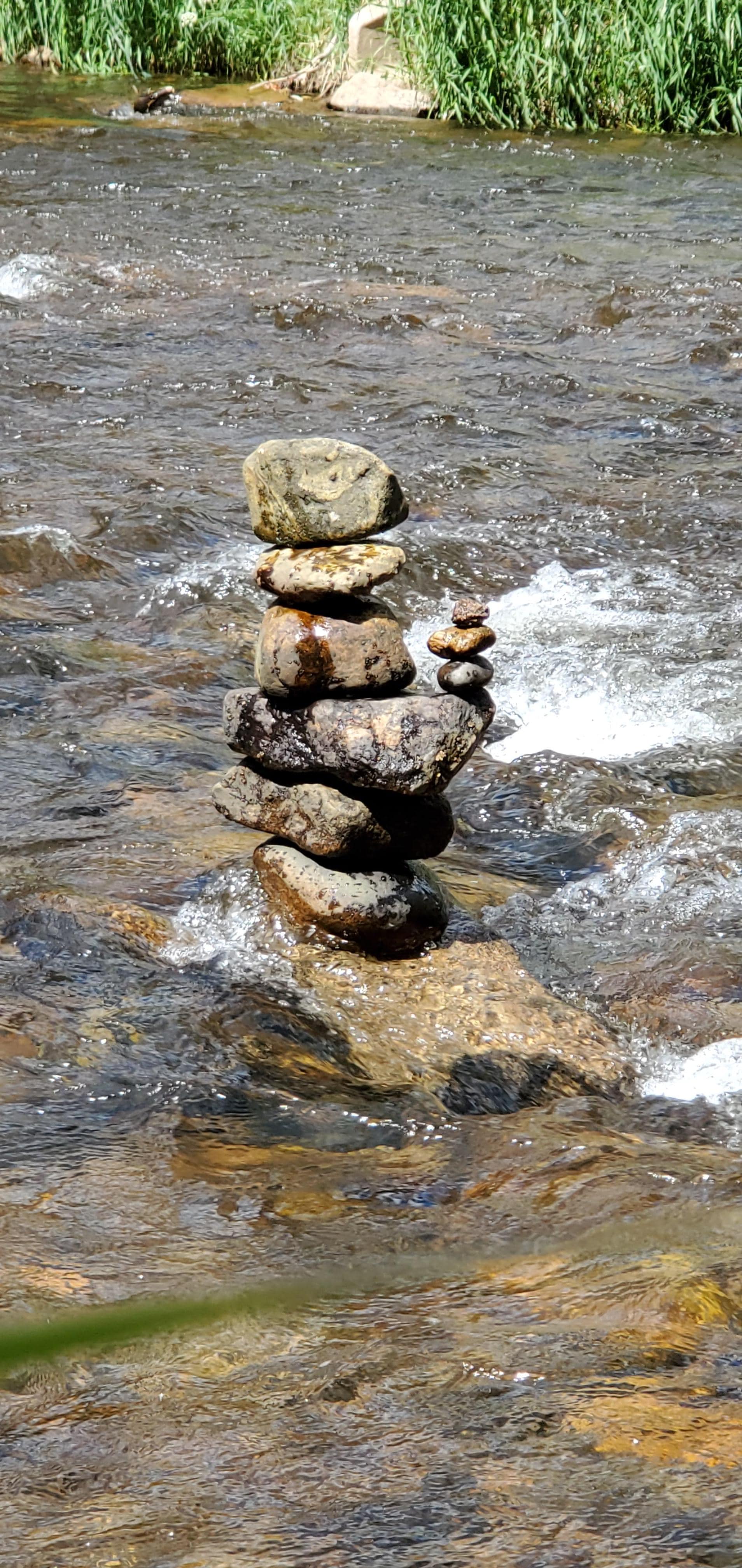 1 of 2 cairns my son built