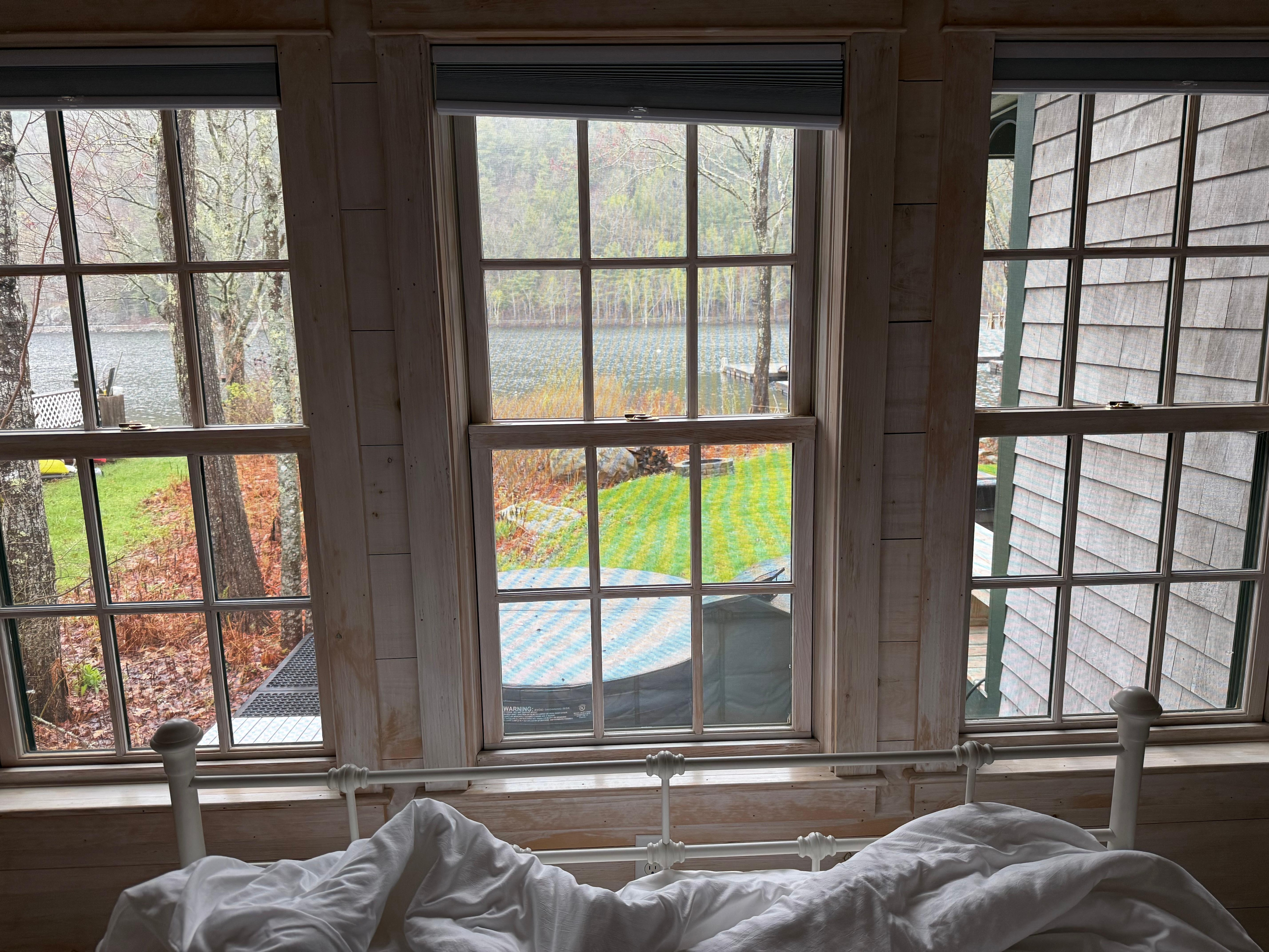  View from bed. 