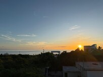 View from rooftop pool in the morning