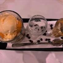 Affogato for dessert