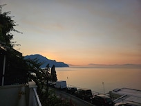 Early morning view toward Amalfi.