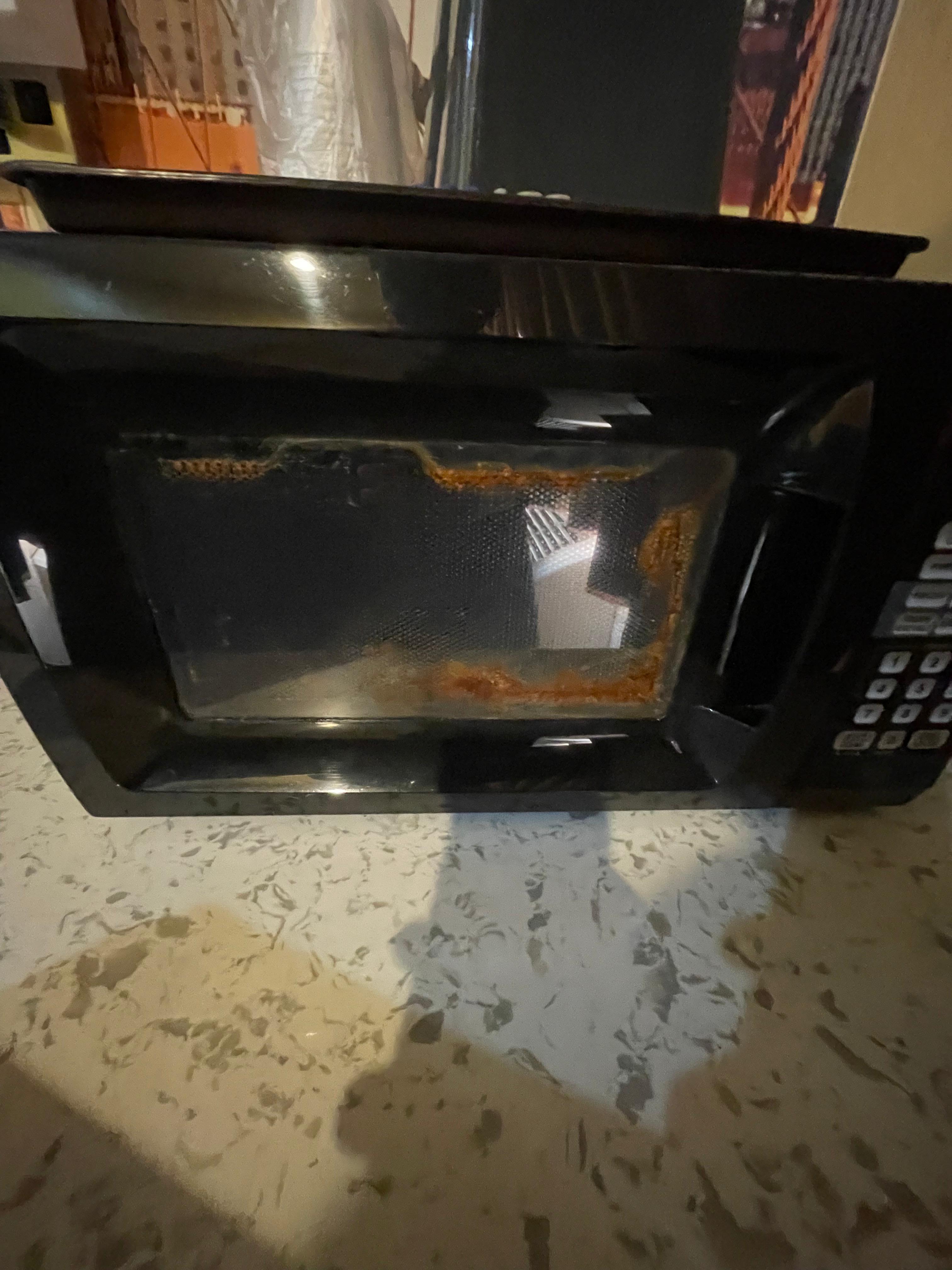 Disgusting microwave