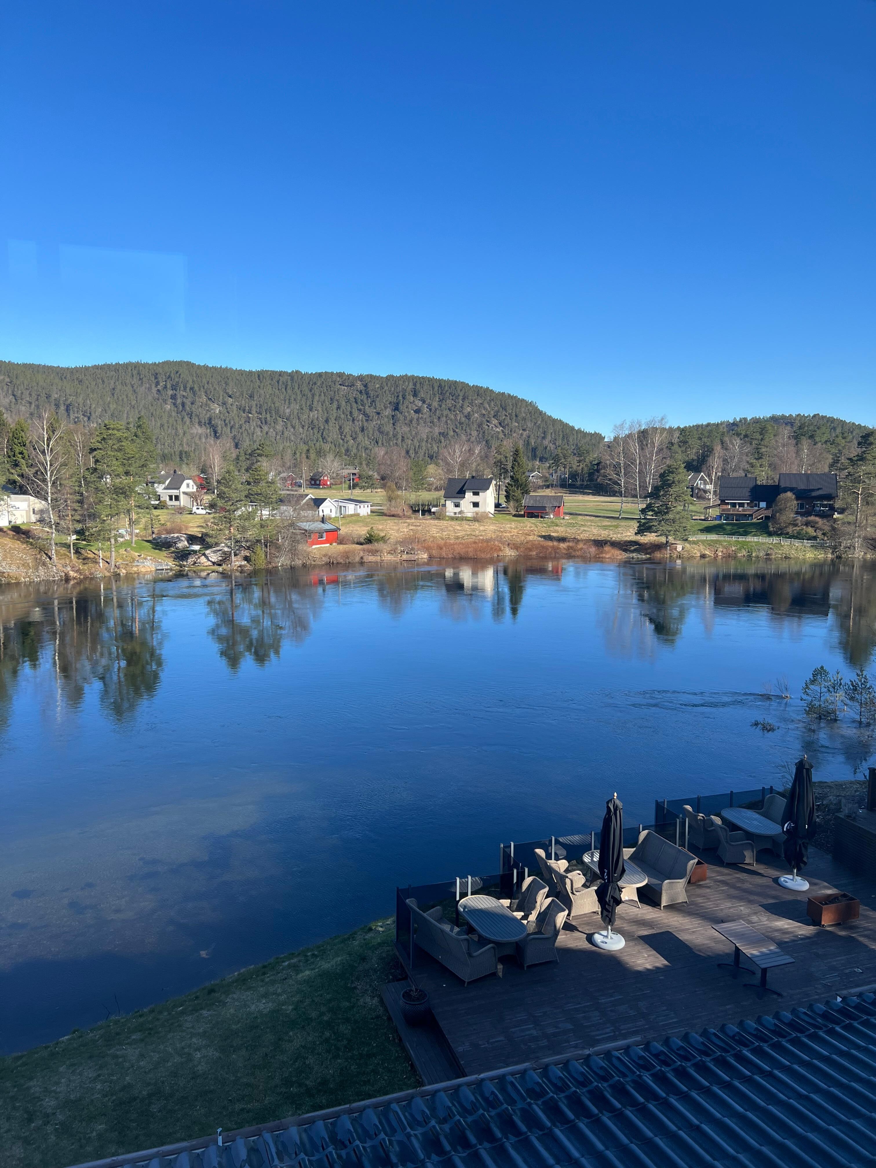 Utsikt fra rommet👍