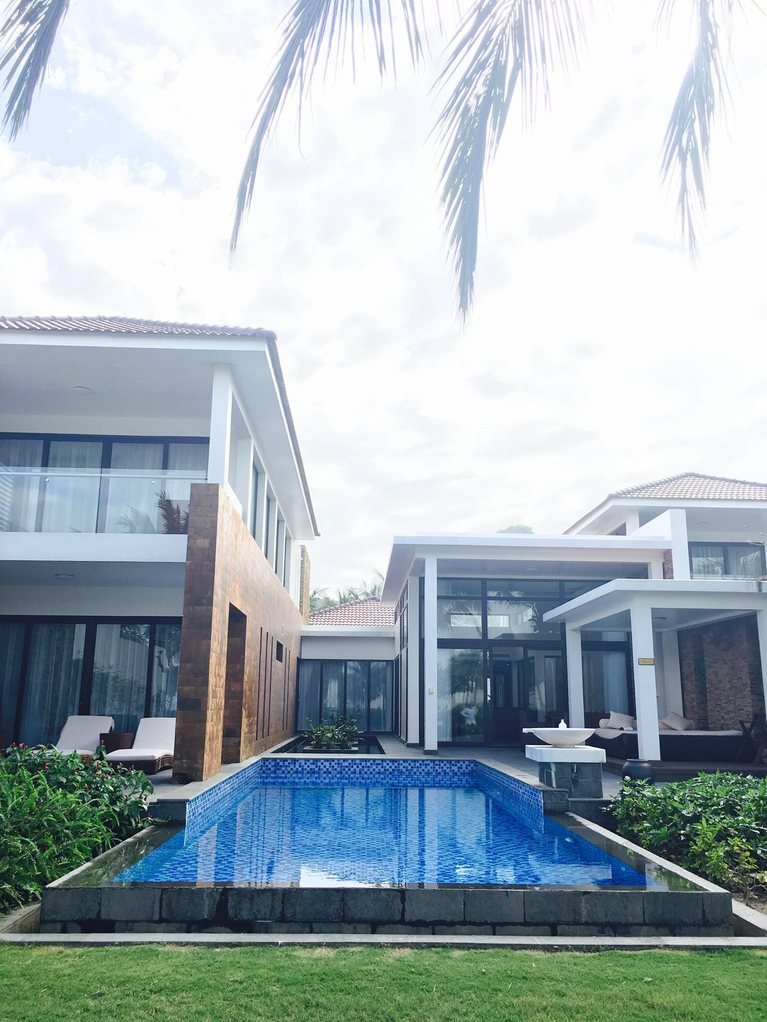 View from villa's back yard