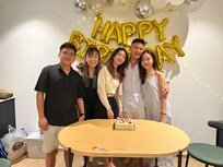 small family celebration'