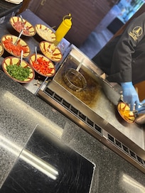 Fresh omelette made to order