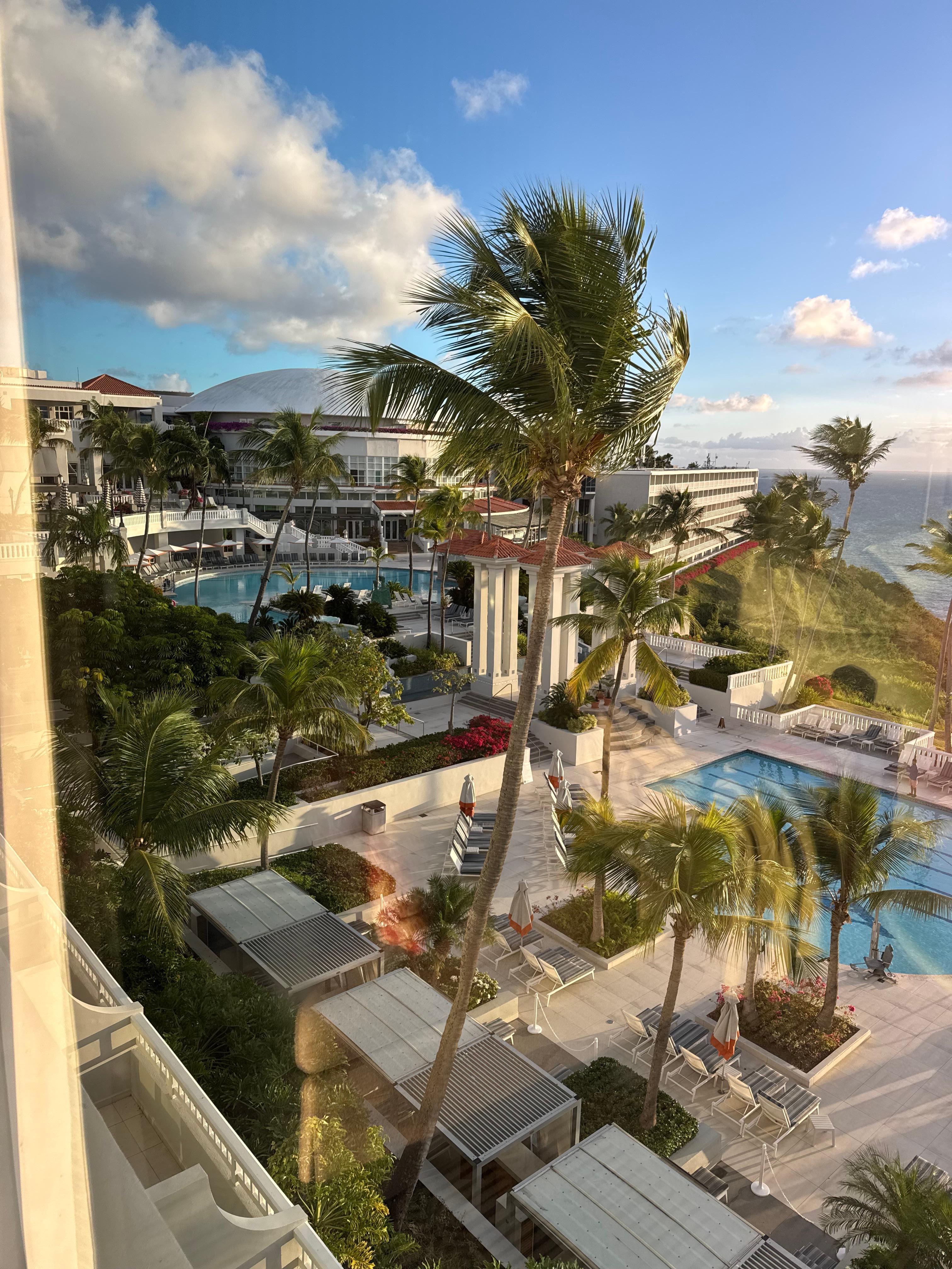 La vista desde la que fue mi habitación. 