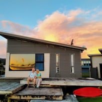 reflections of the sunset