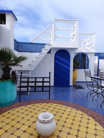 La sublime terrasse, avec vue panoramique sur la Médina