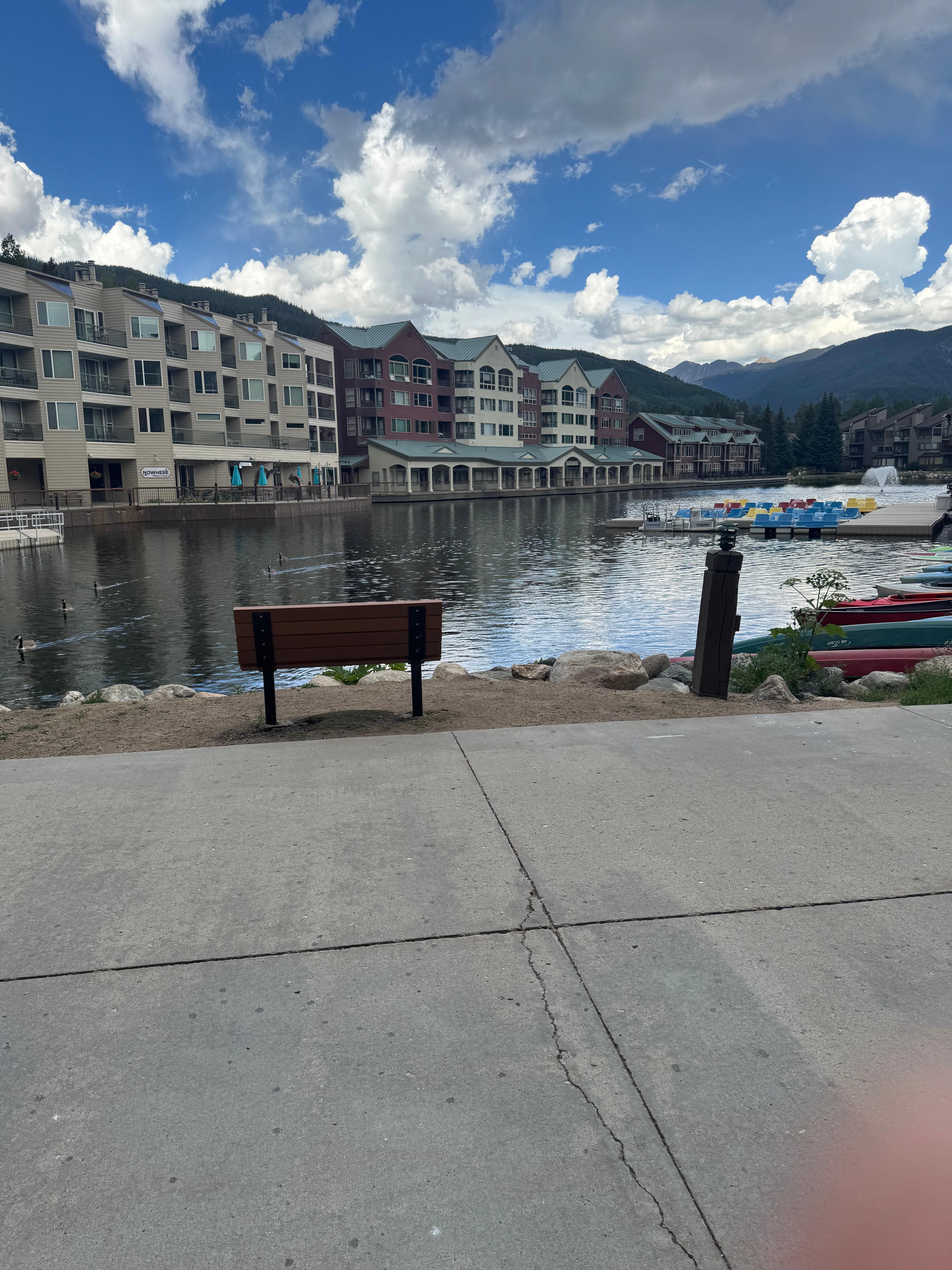 Just outside the hotel. The views were beautiful!