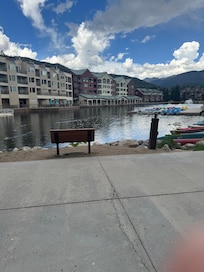 Just outside the hotel. The views were beautiful!