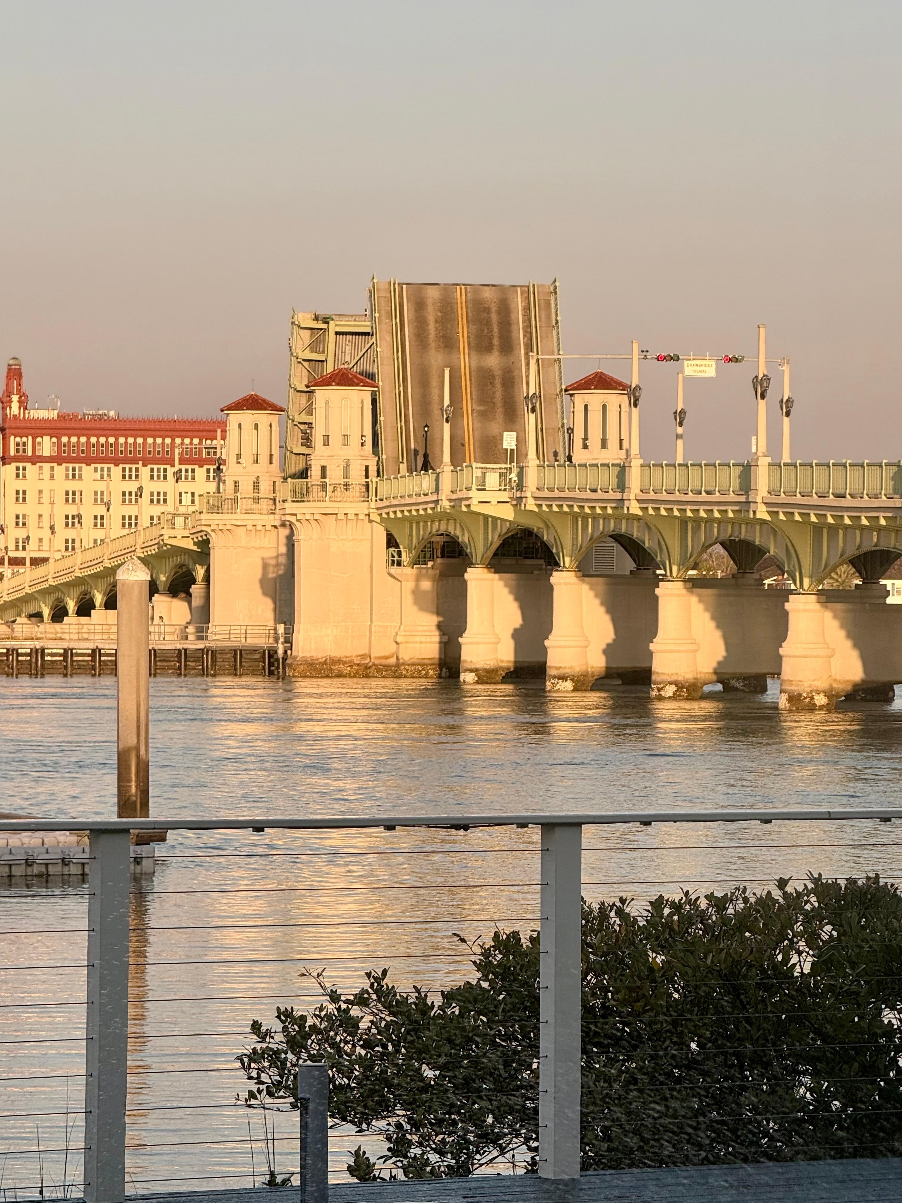 View from our room early morning 