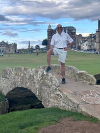 Swilcan Bridge on old course 18!!