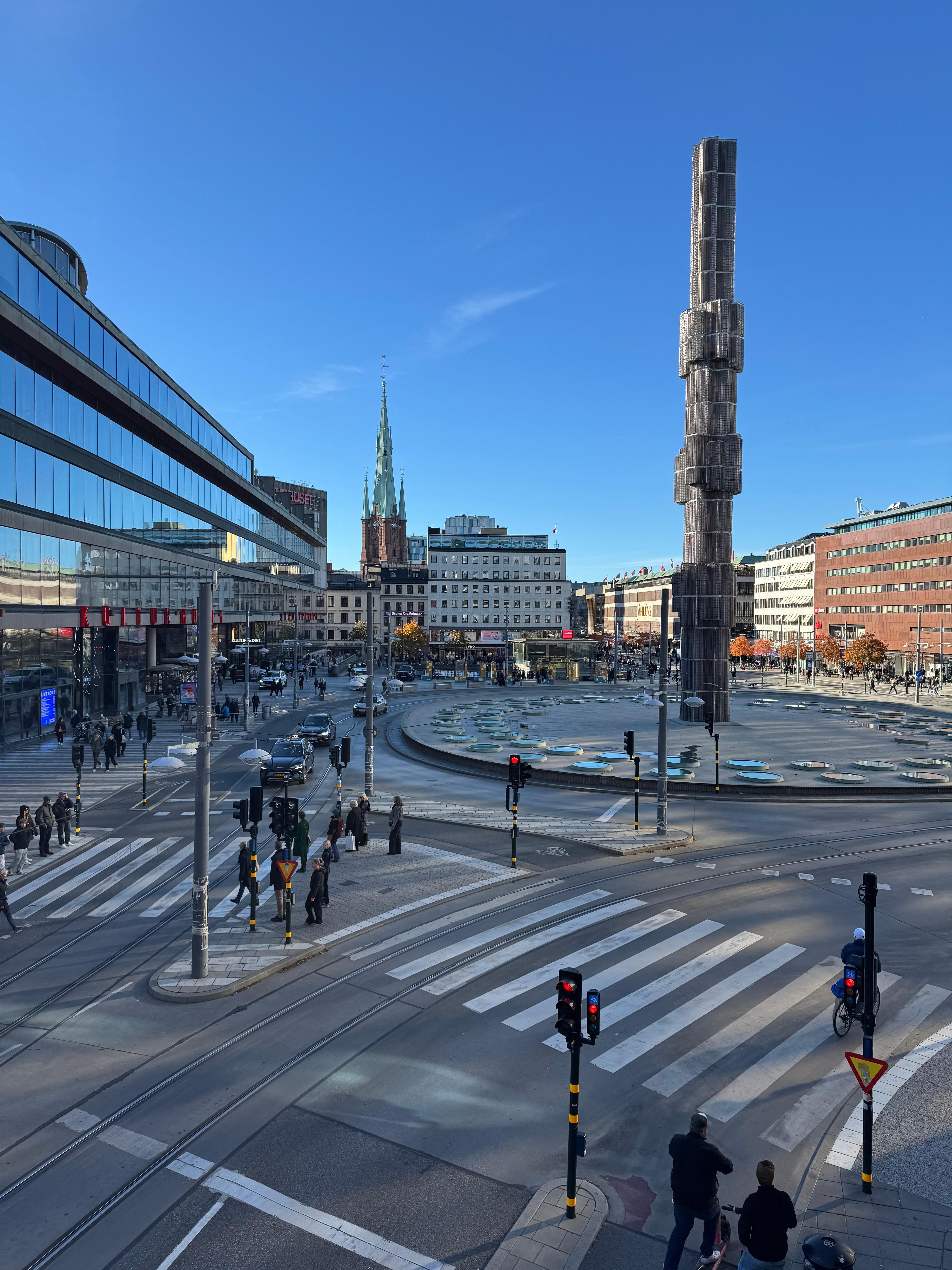 Main square near hotel