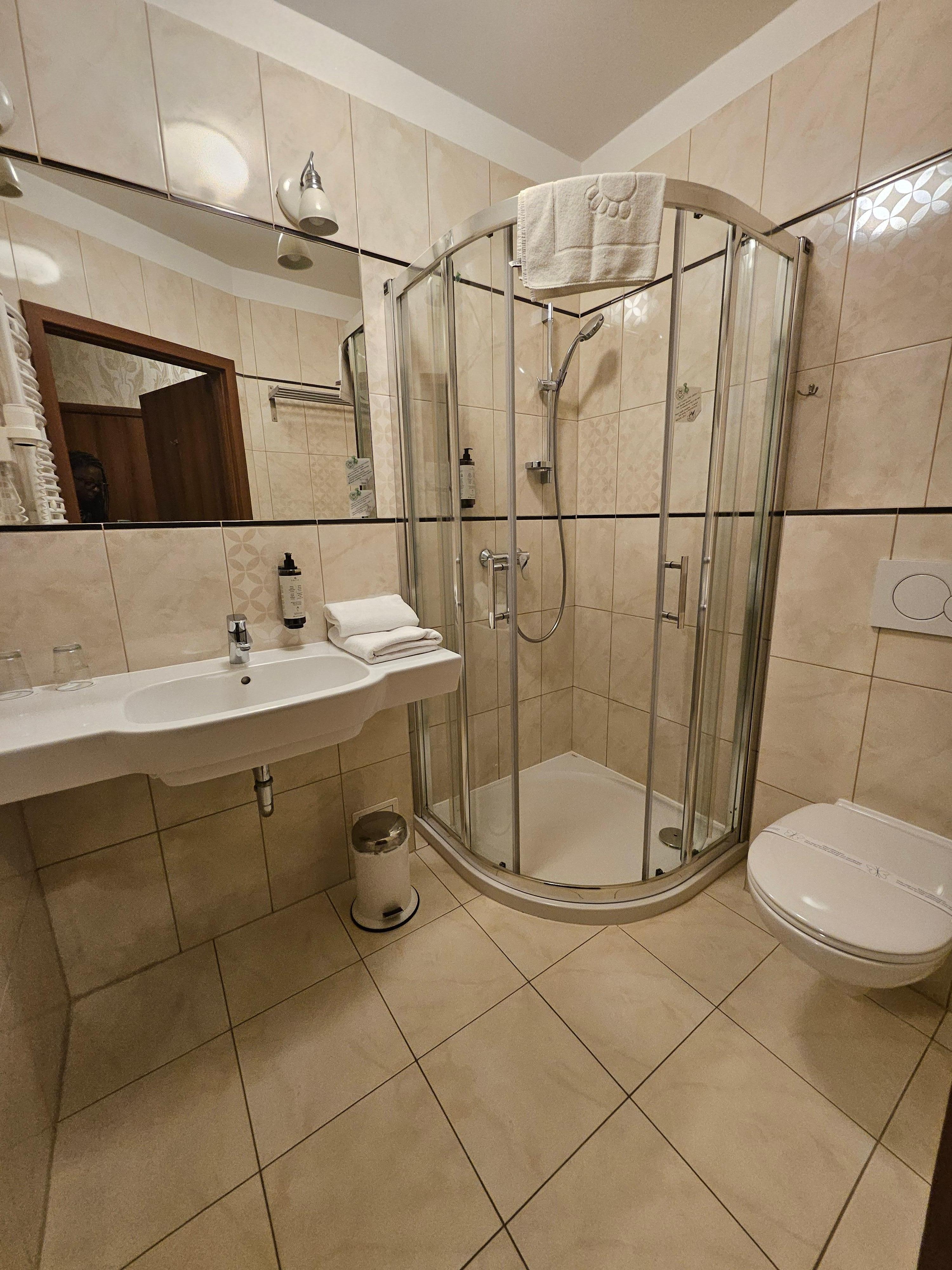 Bathroom was clean and comfortable