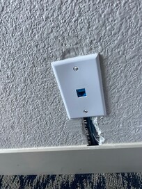They had recently refurbished the place but their contractors obviously didn't care about details.