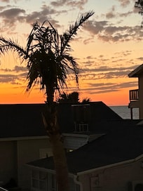 Sunset from our porch.