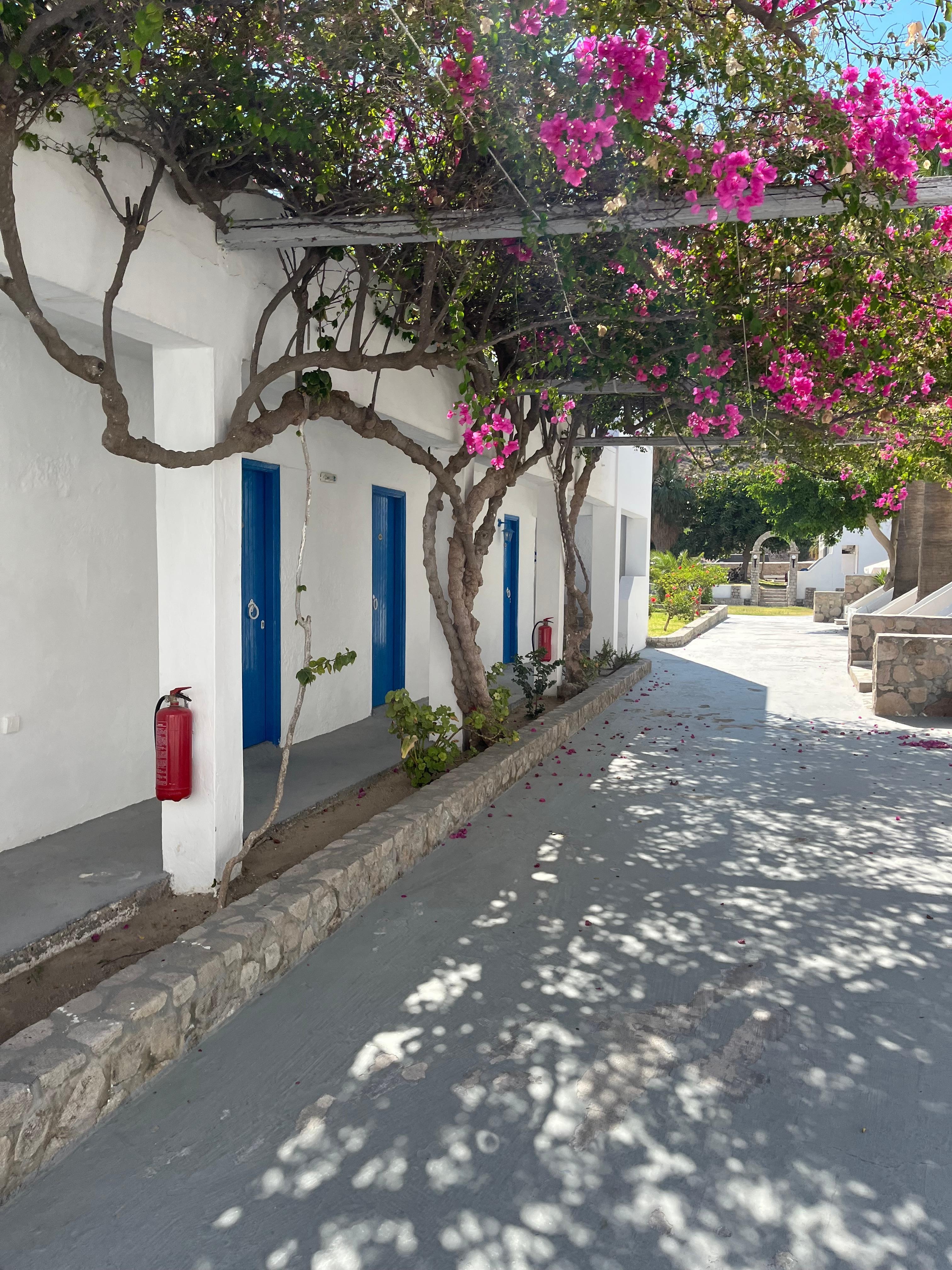 Walkway to rooms