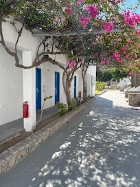 Walkway to rooms