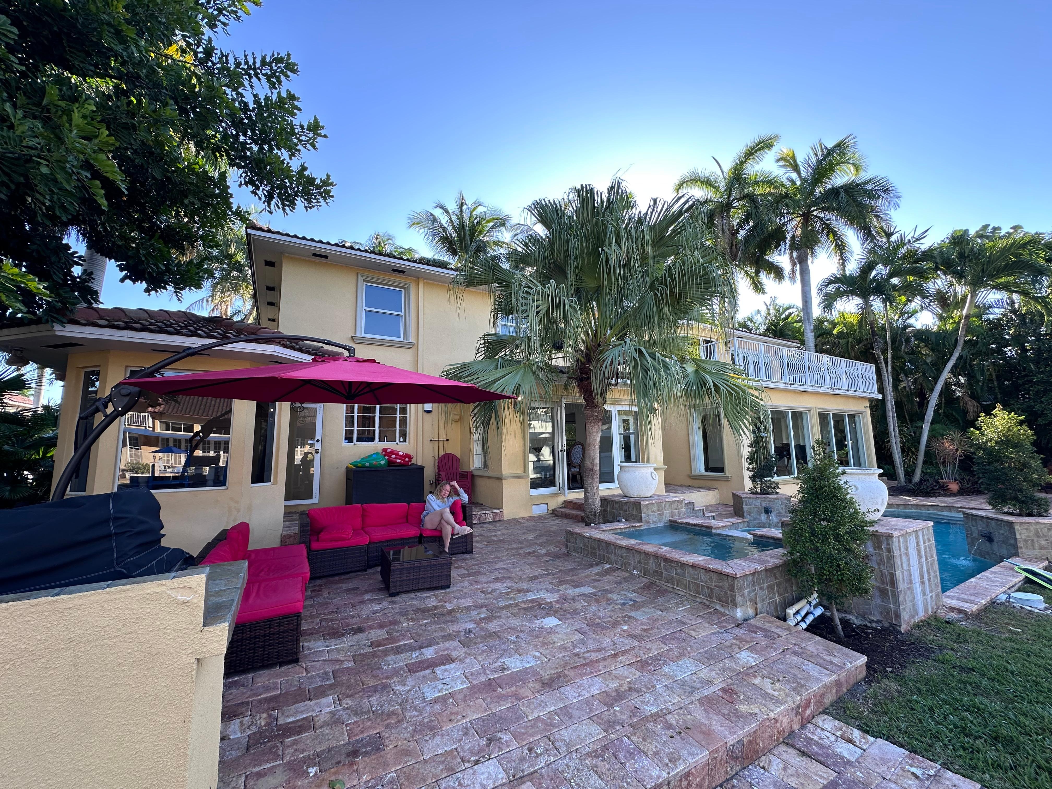 Backyard reverse angle