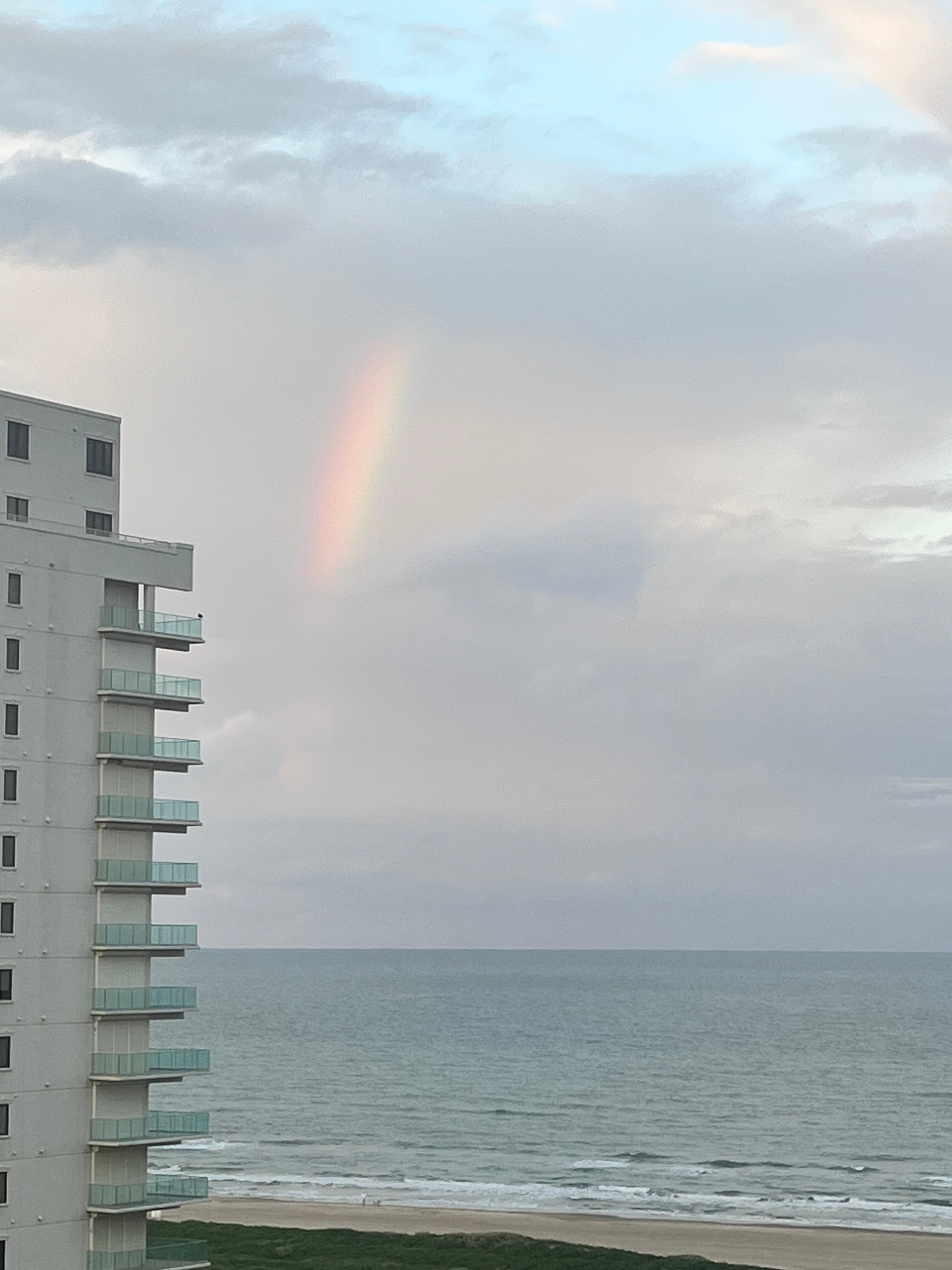 View of gulf after the rain